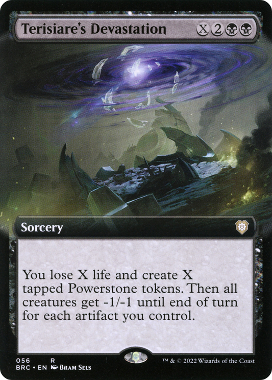 Terisiare's Devastation (BRC-056) - The Brothers' War Commander: (Extended Art) - Premium MTG Single from Wizards of the Coast - Just $0.25! Shop now at Game Crave Tournament Store