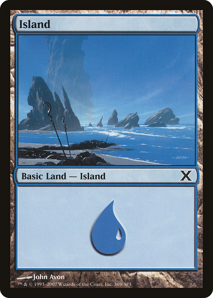 Island (10E-369) - Tenth Edition - Premium MTG Single from Wizards of the Coast - Just $0.08! Shop now at Game Crave Tournament Store