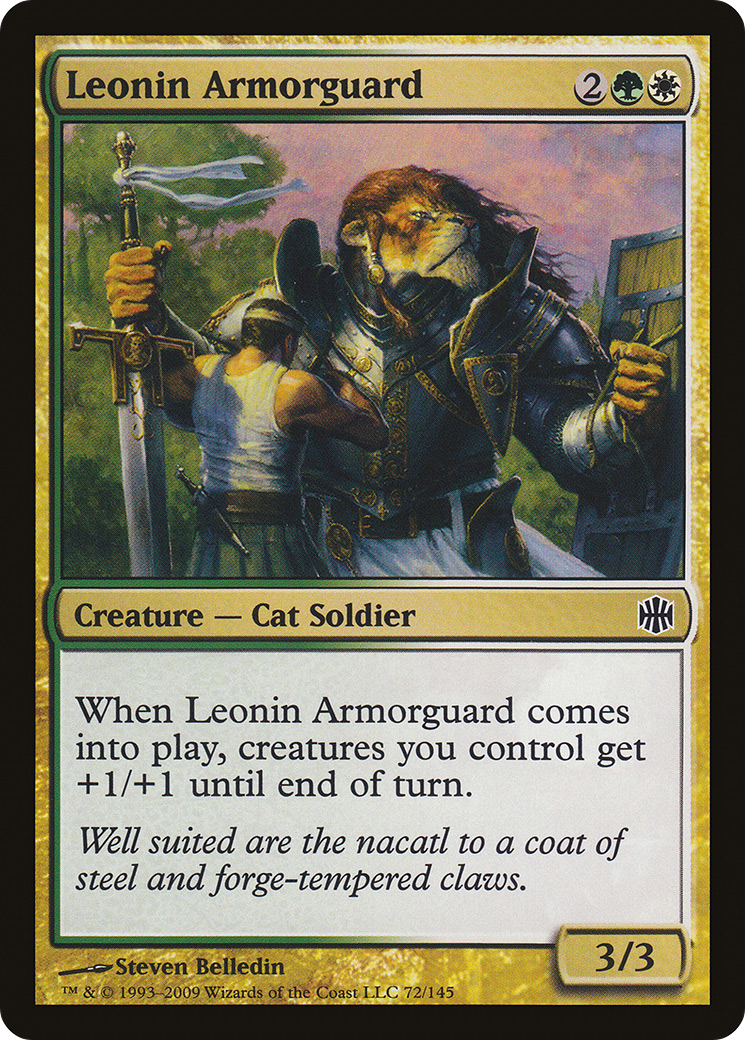 Leonin Armorguard (ARB-072) - Alara Reborn Foil - Premium MTG Single from Wizards of the Coast - Just $0.09! Shop now at Game Crave Tournament Store