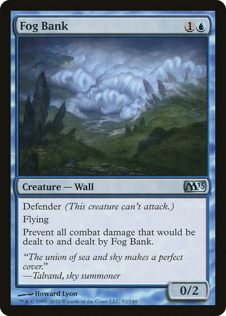 Fog Bank (M13-052) - Magic 2013 - Premium MTG Single from Wizards of the Coast - Just $0.08! Shop now at Game Crave Tournament Store