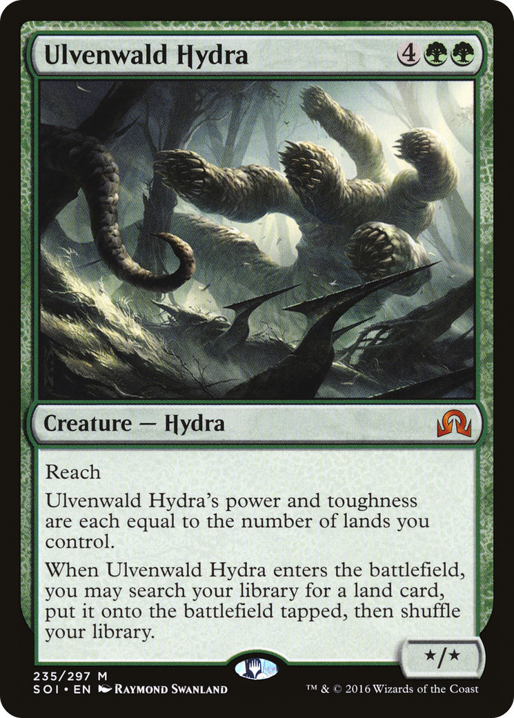 Ulvenwald Hydra (SOI-235) - Shadows over Innistrad Foil - Premium MTG Single from Wizards of the Coast - Just $5.12! Shop now at Game Crave Tournament Store