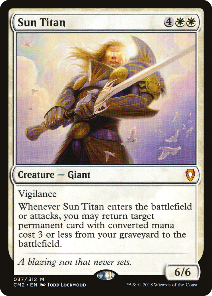 Sun Titan (CM2-037) - Commander Anthology Volume II - Premium MTG Single from Wizards of the Coast - Just $0.10! Shop now at Game Crave Tournament Store