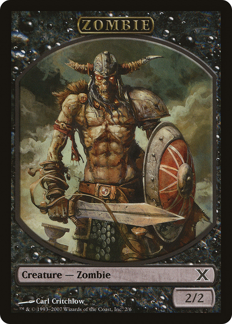 Zombie (T10E-002) - Tenth Edition Tokens - Premium MTG Single from Wizards of the Coast - Just $0.66! Shop now at Game Crave Tournament Store