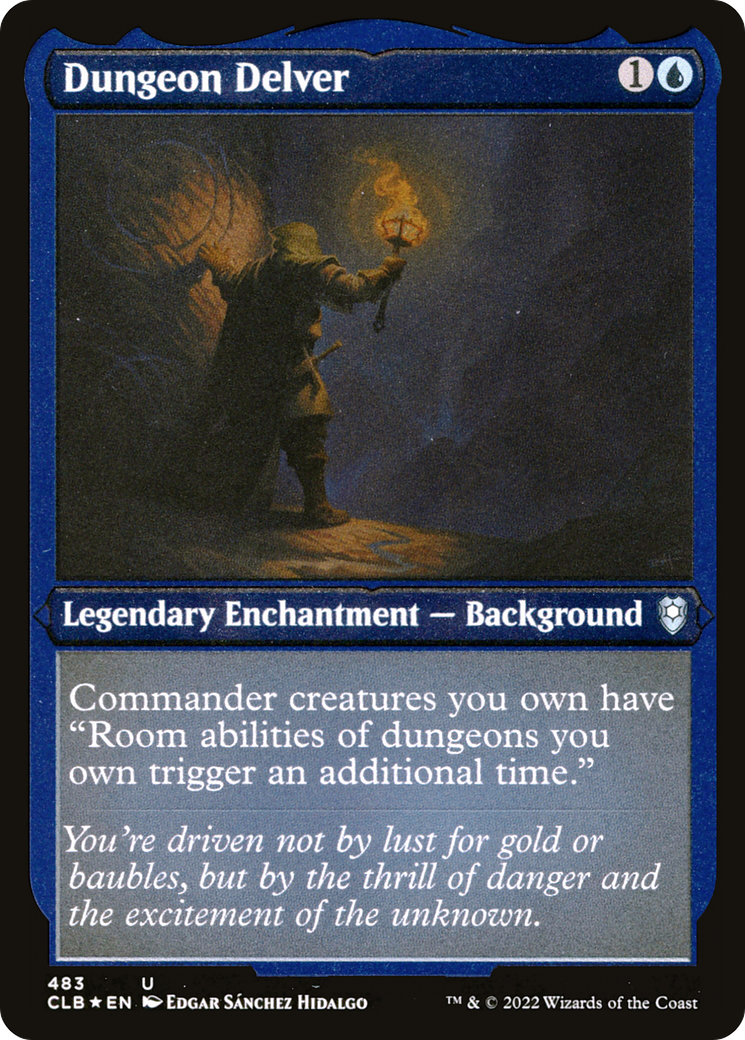 Dungeon Delver (CLB-483) - Commander Legends: Battle for Baldur's Gate Etched Foil - Premium MTG Single from Wizards of the Coast - Just $0.08! Shop now at Game Crave Tournament Store