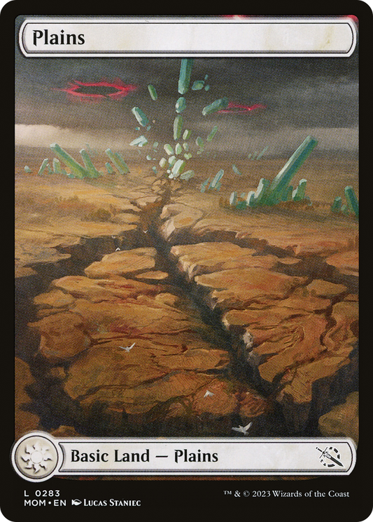 Plains (MOM-283) - March of the Machine Foil - Premium MTG Single from Wizards of the Coast - Just $0.26! Shop now at Game Crave Tournament Store