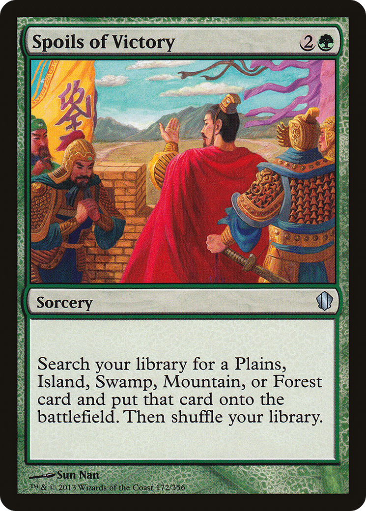 Spoils of Victory (C13-172) - Commander 2013 - Premium MTG Single from Wizards of the Coast - Just $0.44! Shop now at Game Crave Tournament Store