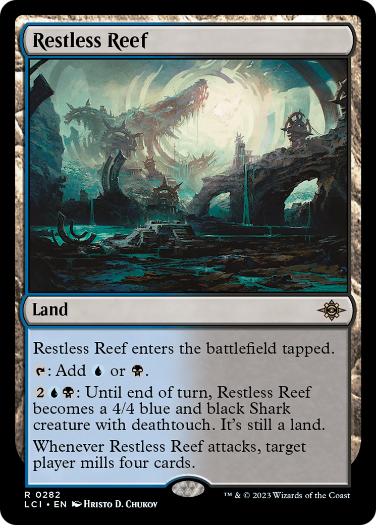 Restless Reef (LCI-282) - The Lost Caverns of Ixalan - Premium MTG Single from Wizards of the Coast - Just $0.14! Shop now at Game Crave Tournament Store