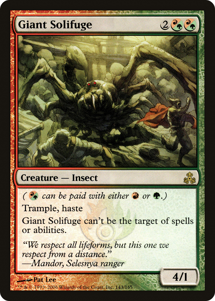 Giant Solifuge (GPT-143) - Guildpact Foil - Premium MTG Single from Wizards of the Coast - Just $0.42! Shop now at Game Crave Tournament Store