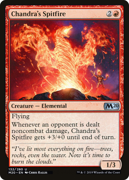 Chandra's Spitfire (M20-132) - Core Set 2020 - Premium MTG Single from Wizards of the Coast - Just $0.08! Shop now at Game Crave Tournament Store