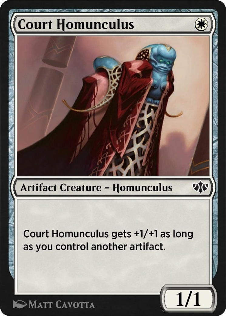 Court Homunculus (HA5-001) - Historic Anthology 5 - Premium MTG Single from Wizards of the Coast - Just $0! Shop now at Game Crave Tournament Store