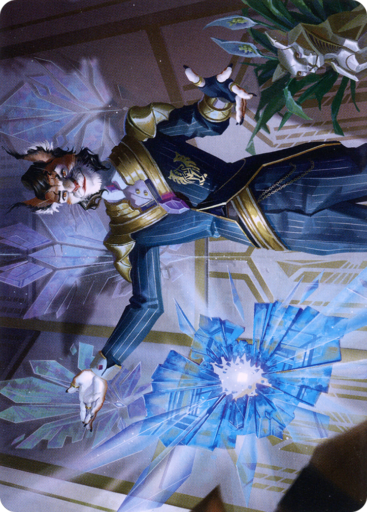 Kros, Defense Contractor // Kros, Defense Contractor (ASNC-044) - New Capenna Art Series (Borderless) Foil - Premium MTG Single from Wizards of the Coast - Just $0! Shop now at Game Crave Tournament Store