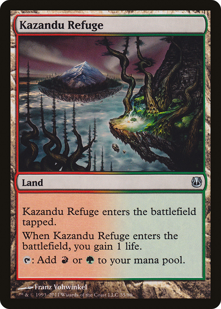 Kazandu Refuge (DDH-035) - Duel Decks: Ajani vs. Nicol Bolas - Premium MTG Single from Wizards of the Coast - Just $0.08! Shop now at Game Crave Tournament Store