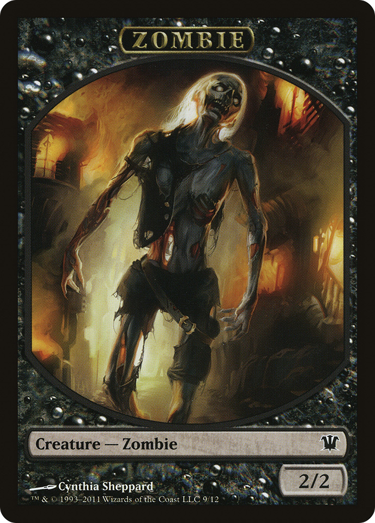 Zombie (TISD-009) - Innistrad Tokens - Premium MTG Single from Wizards of the Coast - Just $0.08! Shop now at Game Crave Tournament Store