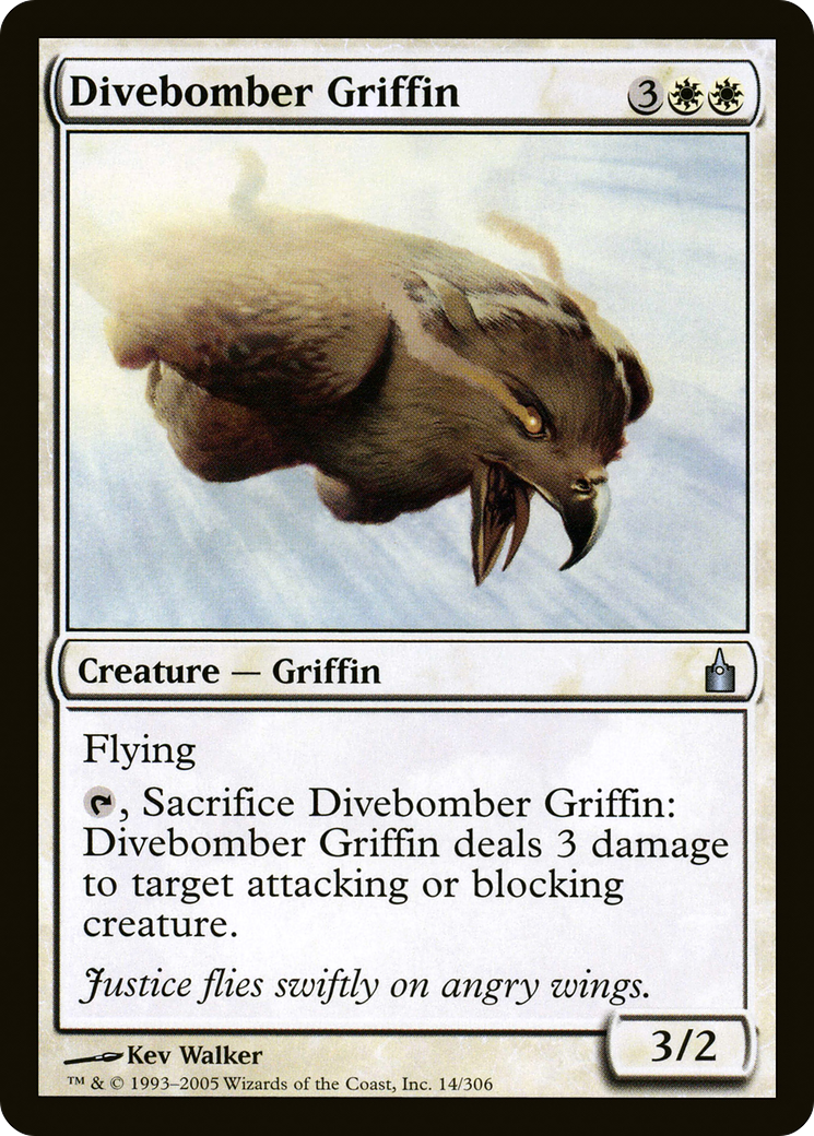 Divebomber Griffin (RAV-014) - Ravnica: City of Guilds - Premium MTG Single from Wizards of the Coast - Just $0.25! Shop now at Game Crave Tournament Store