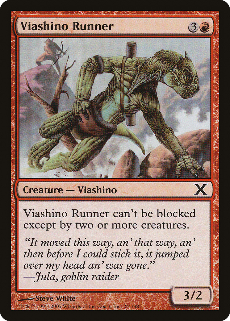 Viashino Runner (10E-245) - Tenth Edition - Premium MTG Single from Wizards of the Coast - Just $0.25! Shop now at Game Crave Tournament Store