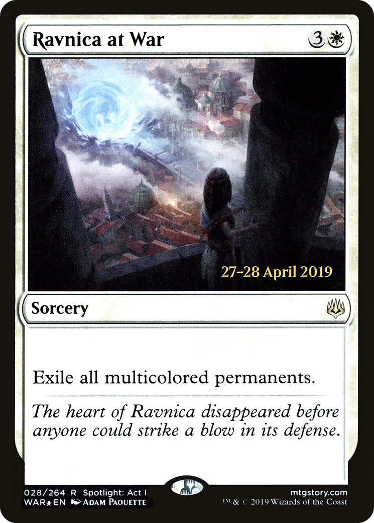 Ravnica at War (PWAR-28S) - War of the Spark Promos Foil - Premium MTG Single from Wizards of the Coast - Just $0.88! Shop now at Game Crave Tournament Store