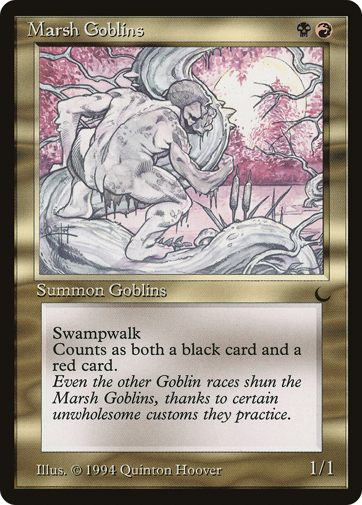 Marsh Goblins (DRK-093) - The Dark - Premium MTG Single from Wizards of the Coast - Just $0.25! Shop now at Game Crave Tournament Store