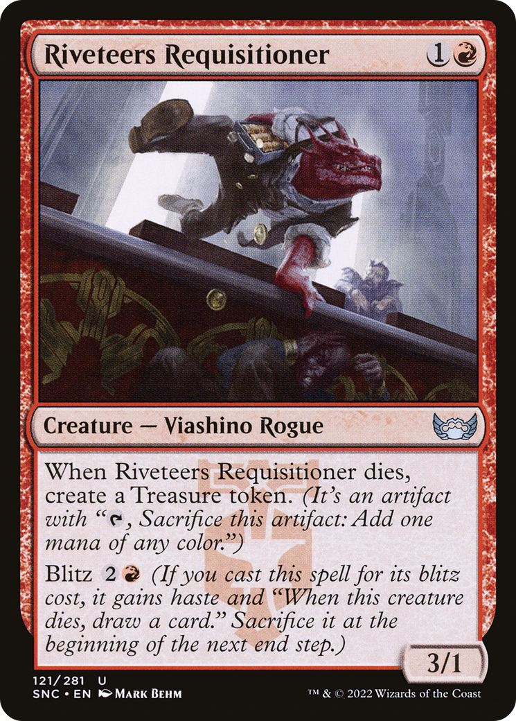 Riveteers Requisitioner (SNC-121) - Streets of New Capenna - Premium MTG Single from Wizards of the Coast - Just $0.08! Shop now at Game Crave Tournament Store
