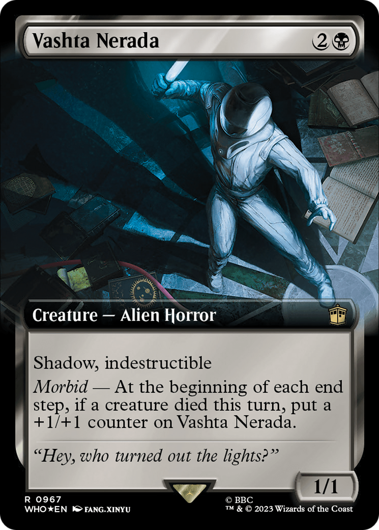 Vashta Nerada (WHO-967) - Doctor Who: (Extended Art) Foil - Premium MTG Single from Wizards of the Coast - Just $1.41! Shop now at Game Crave Tournament Store