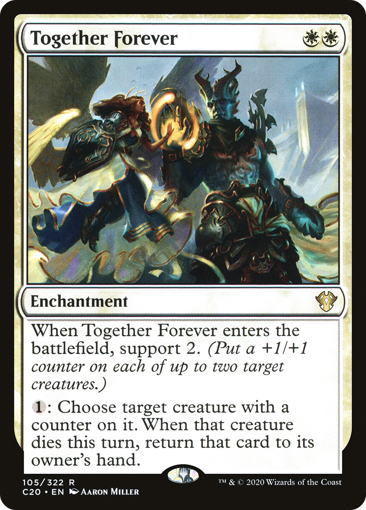 Together Forever (C20-105) - Commander 2020 - Premium MTG Single from Wizards of the Coast - Just $0.08! Shop now at Game Crave Tournament Store