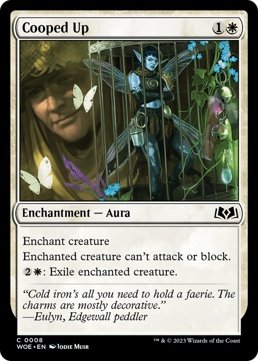 Cooped Up (WOE-008) - Wilds of Eldraine Foil - Premium MTG Single from Wizards of the Coast - Just $0.08! Shop now at Game Crave Tournament Store