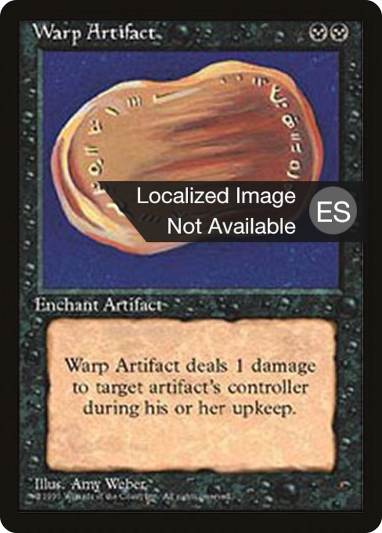 Warp Artifact (4BB-169) - Fourth Edition Foreign Black Border - Premium MTG Single from Wizards of the Coast - Just $0.67! Shop now at Game Crave Tournament Store