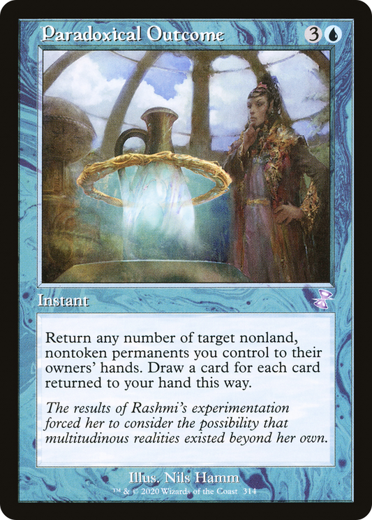Paradoxical Outcome (TSR-314) - Time Spiral Remastered - Premium MTG Single from Wizards of the Coast - Just $0.42! Shop now at Game Crave Tournament Store