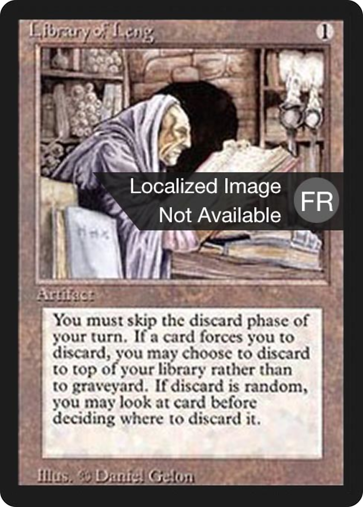 Library of Leng (FBB-261) - Foreign Black Border - Premium MTG Single from Wizards of the Coast - Just $1.68! Shop now at Game Crave Tournament Store