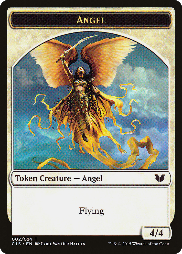 Angel (TC15-002) - Commander 2015 Tokens - Premium MTG Single from Wizards of the Coast - Just $0.11! Shop now at Game Crave Tournament Store