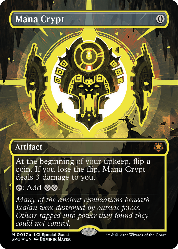 Mana Crypt (SPG-17B) - Special Guests (Borderless) Foil - Premium MTG Single from Wizards of the Coast - Just $44.94! Shop now at Game Crave Tournament Store