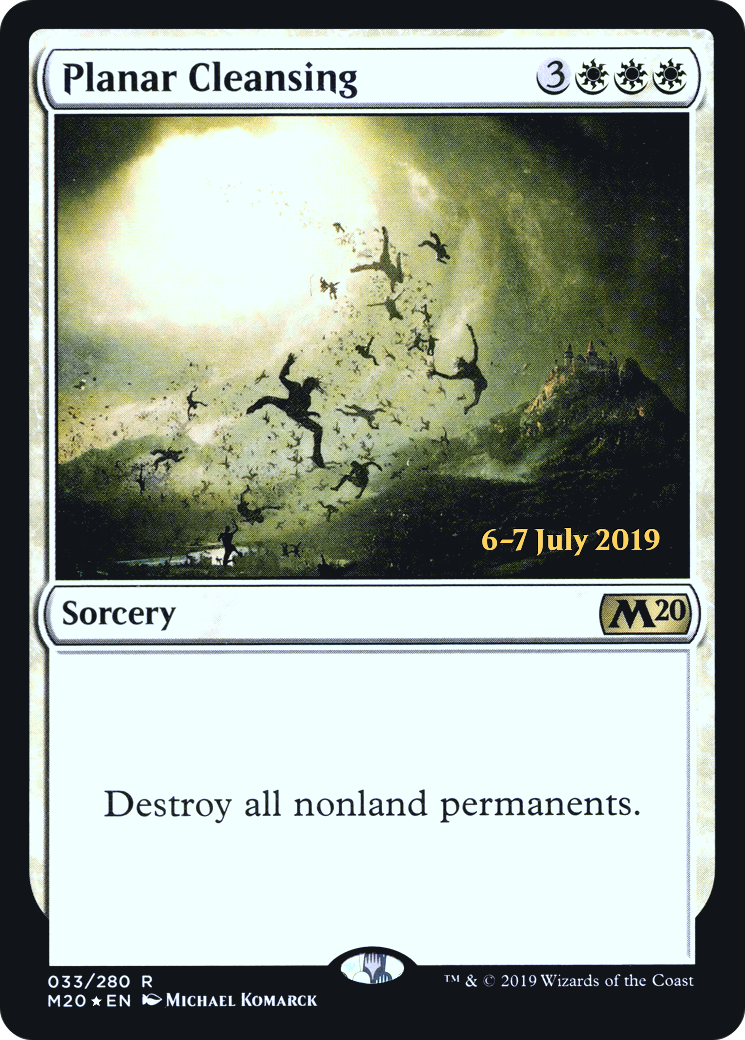 Planar Cleansing (PM20-33S) - Core Set 2020 Promos Foil - Premium MTG Single from Wizards of the Coast - Just $0.20! Shop now at Game Crave Tournament Store