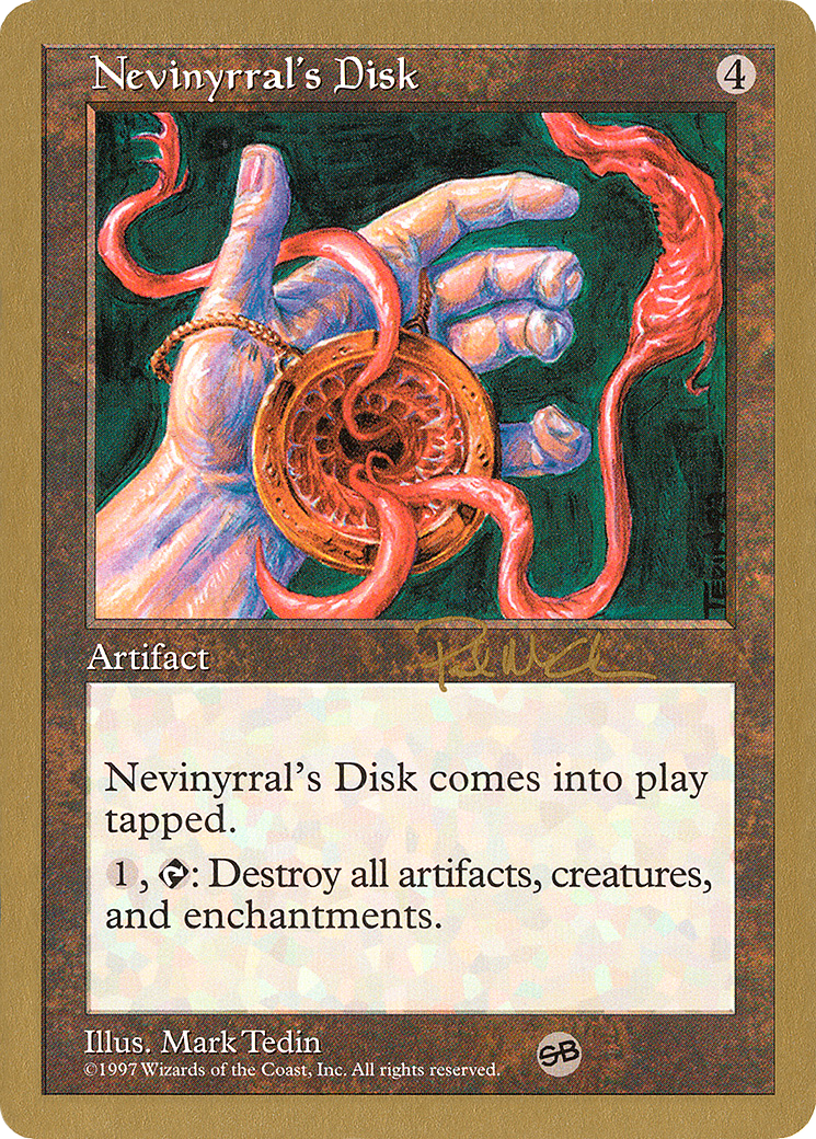 Nevinyrral's Disk (WC97-PM391SB) - World Championship Decks 1997 - Premium MTG Single from Wizards of the Coast - Just $0.20! Shop now at Game Crave Tournament Store