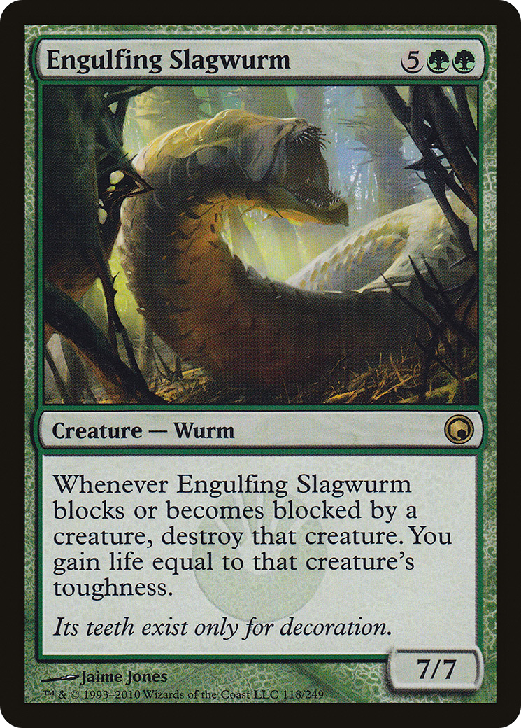 Engulfing Slagwurm (SOM-118) - Scars of Mirrodin Foil - Premium MTG Single from Wizards of the Coast - Just $0.87! Shop now at Game Crave Tournament Store