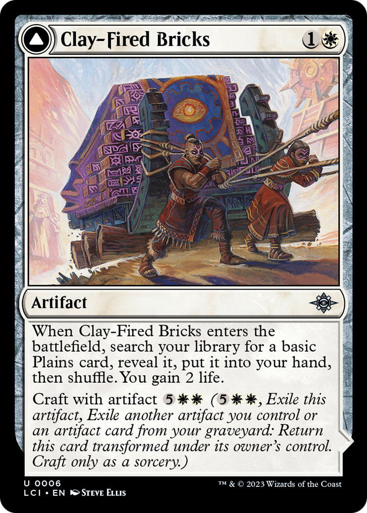 Clay-Fired Bricks // Cosmium Kiln (LCI-006) - The Lost Caverns of Ixalan - Premium MTG Single from Wizards of the Coast - Just $0.08! Shop now at Game Crave Tournament Store