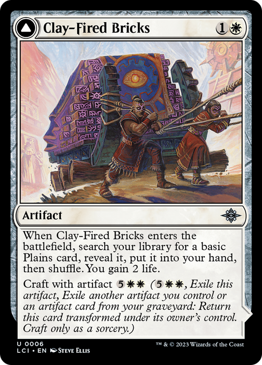 Clay-Fired Bricks // Cosmium Kiln (LCI-006) - The Lost Caverns of Ixalan - Premium MTG Single from Wizards of the Coast - Just $0.08! Shop now at Game Crave Tournament Store