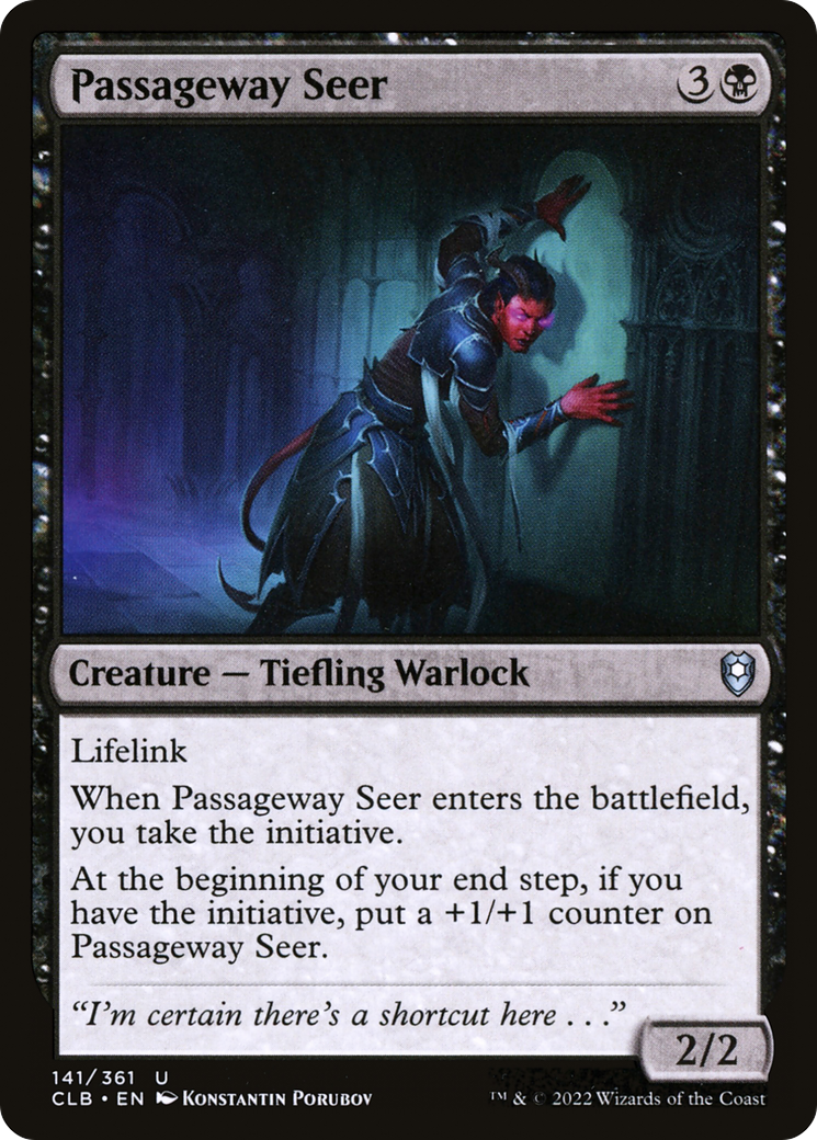 Passageway Seer (CLB-141) - Commander Legends: Battle for Baldur's Gate Foil - Premium MTG Single from Wizards of the Coast - Just $0.08! Shop now at Game Crave Tournament Store