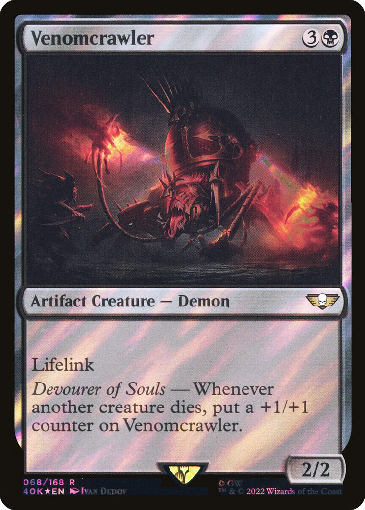 Venomcrawler (40K-68★) - Warhammer 40,000 Commander Foil - Premium MTG Single from Wizards of the Coast - Just $0.15! Shop now at Game Crave Tournament Store