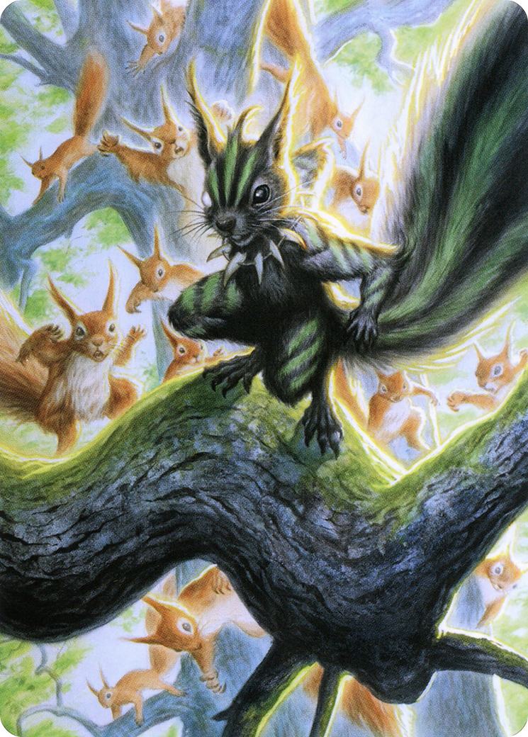Chatterfang, Squirrel General // Chatterfang, Squirrel General (AMH2-067) - Modern Horizons 2 Art Series (Borderless) Foil - Premium MTG Single from Wizards of the Coast - Just $0! Shop now at Game Crave Tournament Store