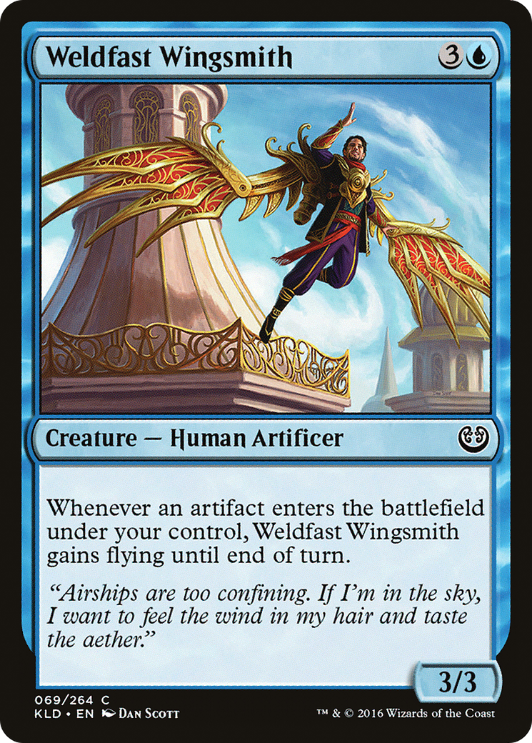 Weldfast Wingsmith (KLD-069) - Kaladesh - Premium MTG Single from Wizards of the Coast - Just $0.08! Shop now at Game Crave Tournament Store