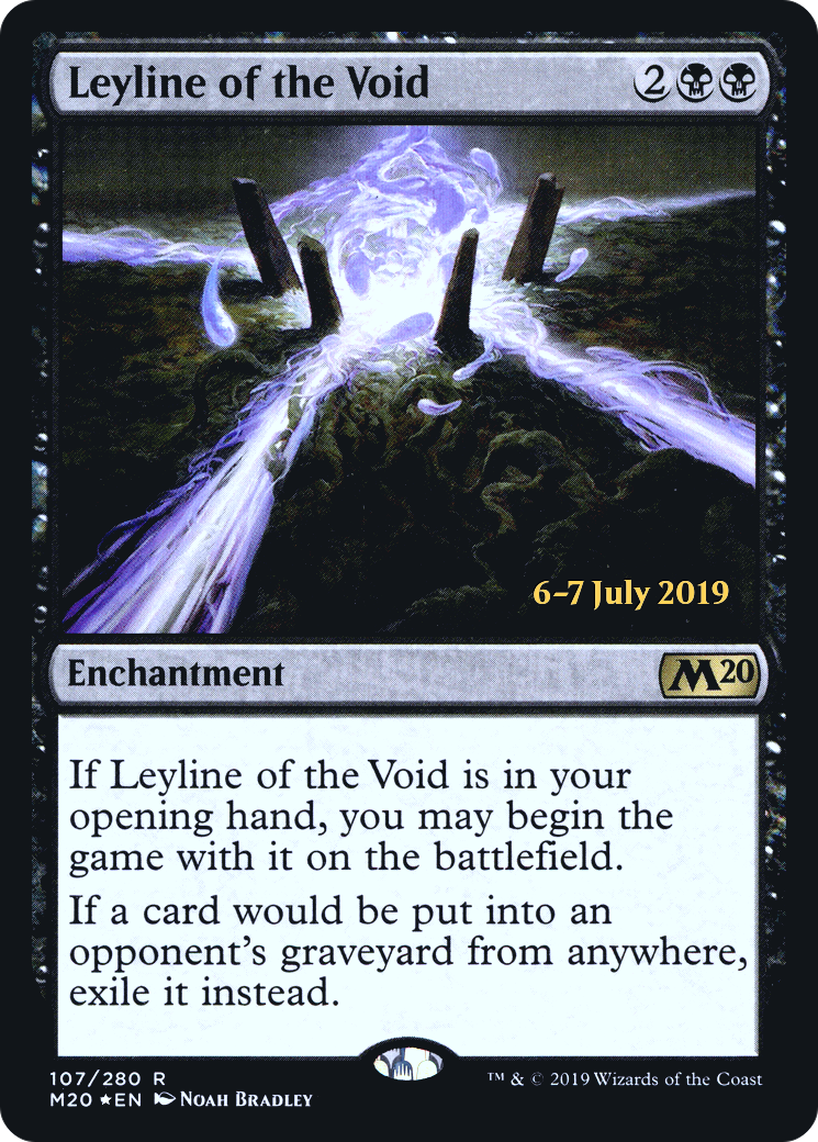 Leyline of the Void (PM20-107S) - Core Set 2020 Promos Foil - Premium MTG Single from Wizards of the Coast - Just $0.79! Shop now at Game Crave Tournament Store