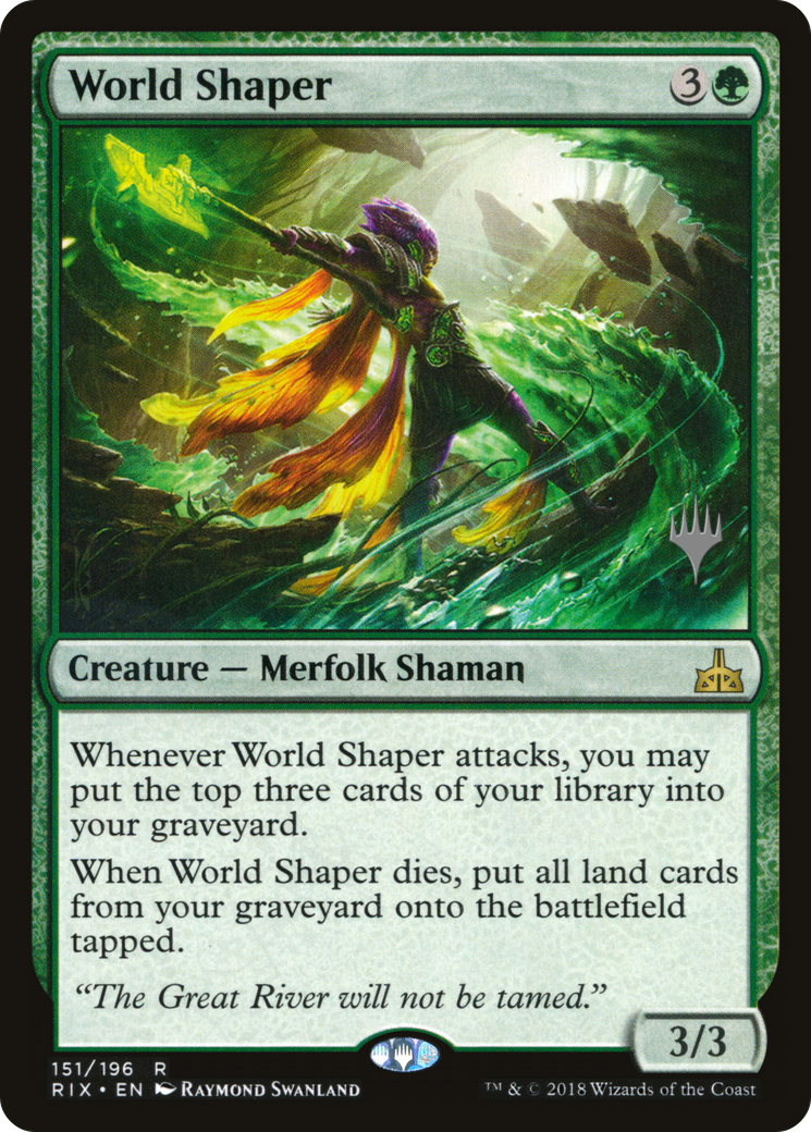 World Shaper (PRIX-151P) - Rivals of Ixalan Promos - Premium MTG Single from Wizards of the Coast - Just $0.93! Shop now at Game Crave Tournament Store