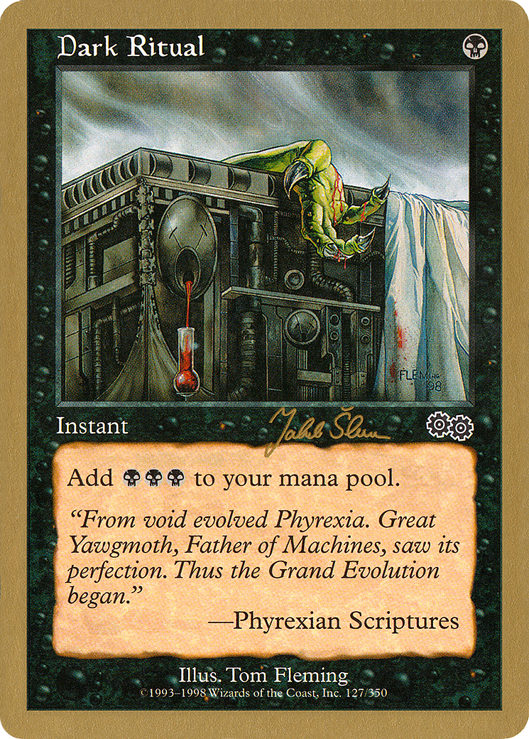 Dark Ritual (WC99-JS127) - World Championship Decks 1999 - Premium MTG Single from Wizards of the Coast - Just $0.39! Shop now at Game Crave Tournament Store