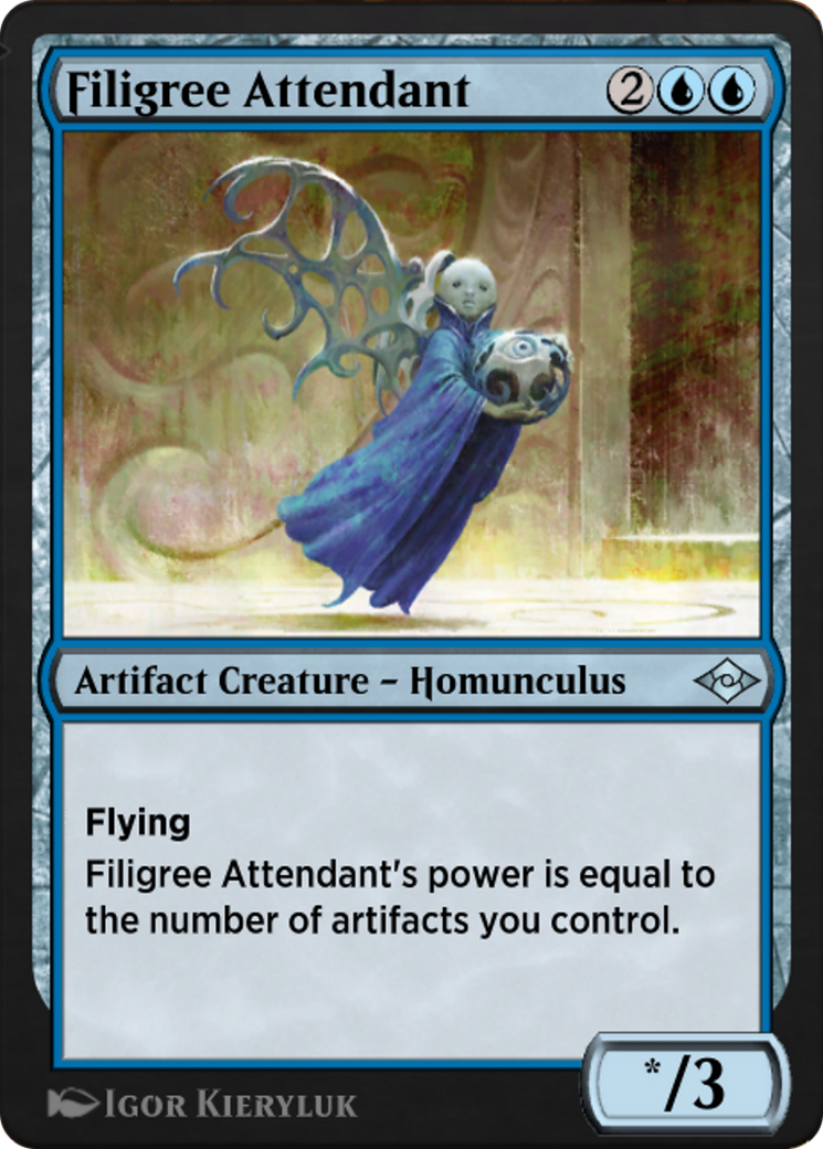 Filigree Attendant (J21-192) - Jumpstart: Historic Horizons - Premium MTG Single from Wizards of the Coast - Just $0! Shop now at Game Crave Tournament Store