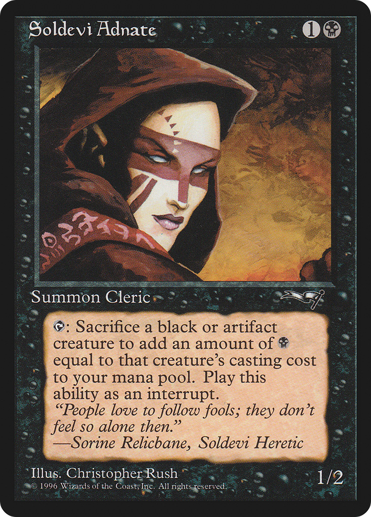 Soldevi Adnate (ALL-60A) - Alliances - Premium MTG Single from Wizards of the Coast - Just $0.17! Shop now at Game Crave Tournament Store