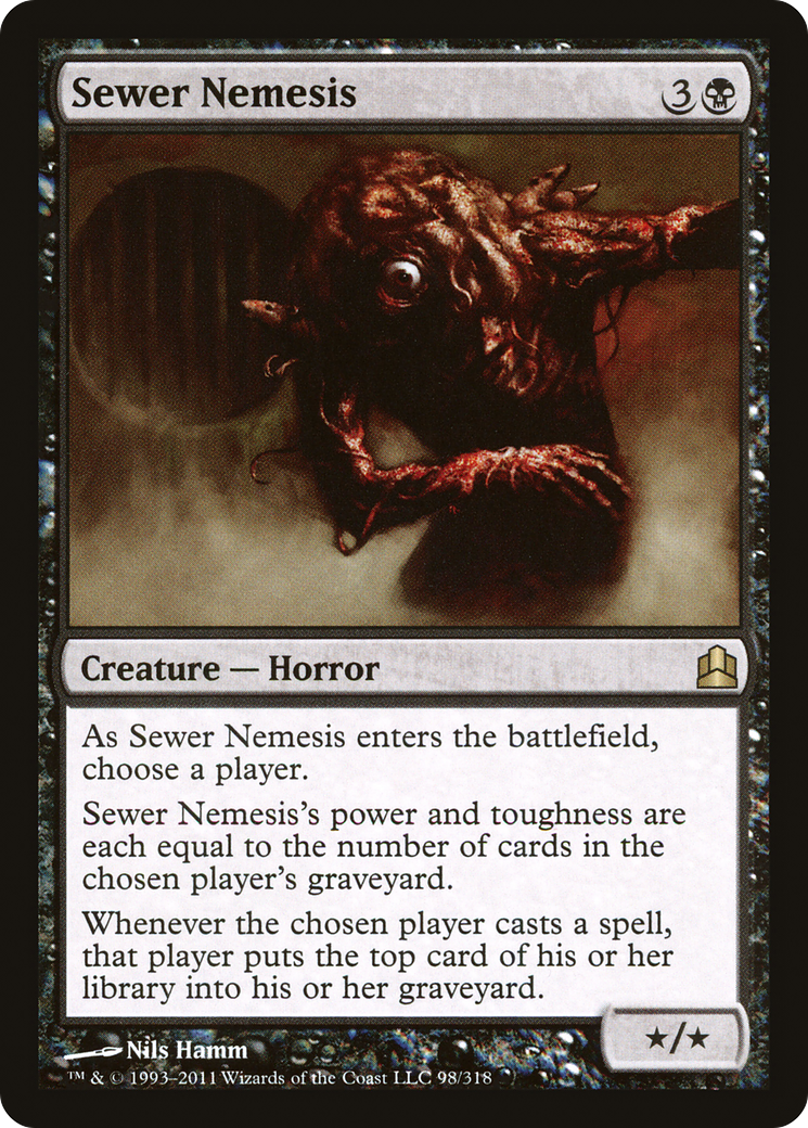 Sewer Nemesis (CMD-098) - Commander 2011 - Premium MTG Single from Wizards of the Coast - Just $0.18! Shop now at Game Crave Tournament Store