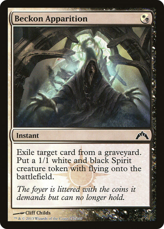 Beckon Apparition (GTC-212) - Gatecrash - Premium MTG Single from Wizards of the Coast - Just $0.08! Shop now at Game Crave Tournament Store