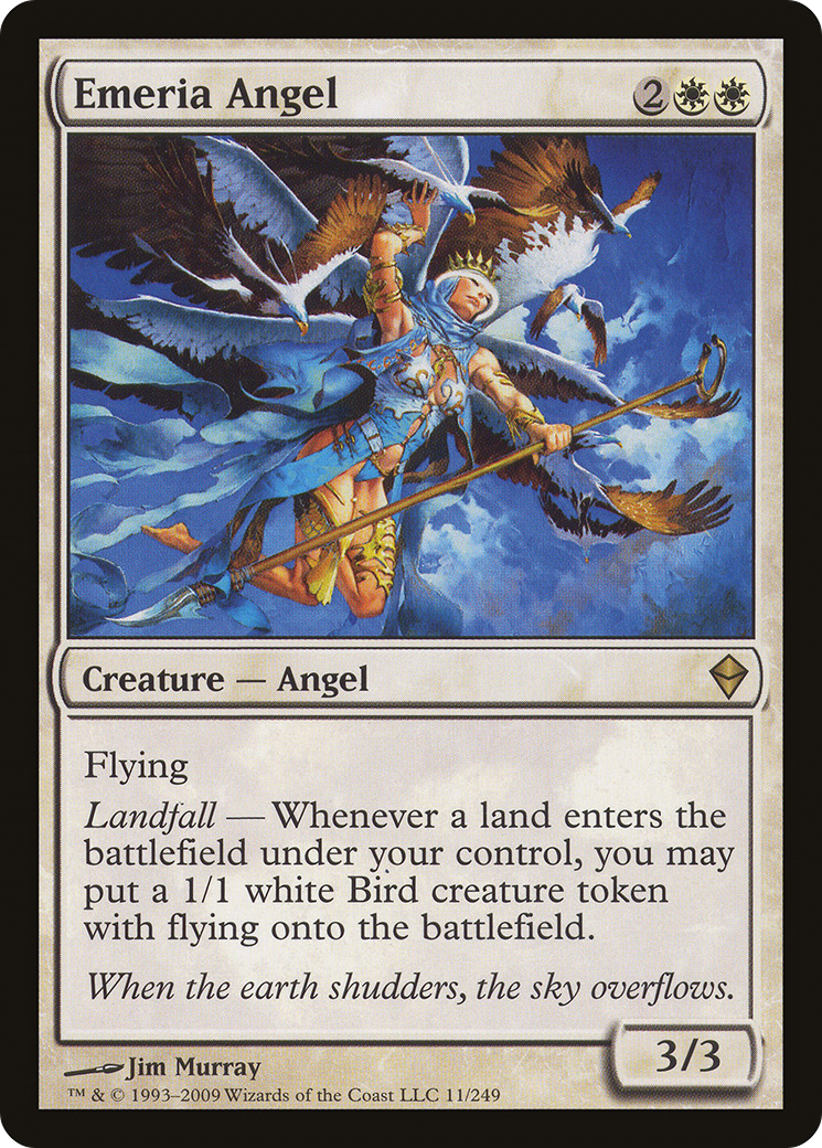 Emeria Angel (ZEN-011) - Zendikar - Premium MTG Single from Wizards of the Coast - Just $0.15! Shop now at Game Crave Tournament Store
