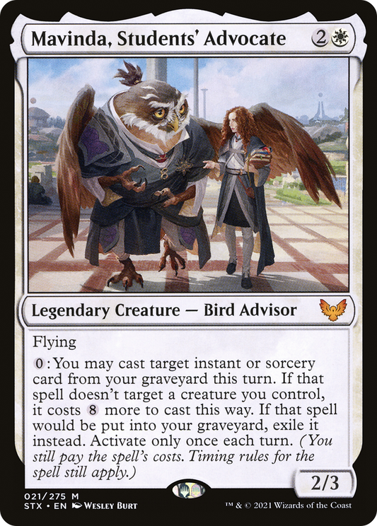 Mavinda, Students' Advocate (STX-021) - Strixhaven: School of Mages - Premium MTG Single from Wizards of the Coast - Just $0.12! Shop now at Game Crave Tournament Store