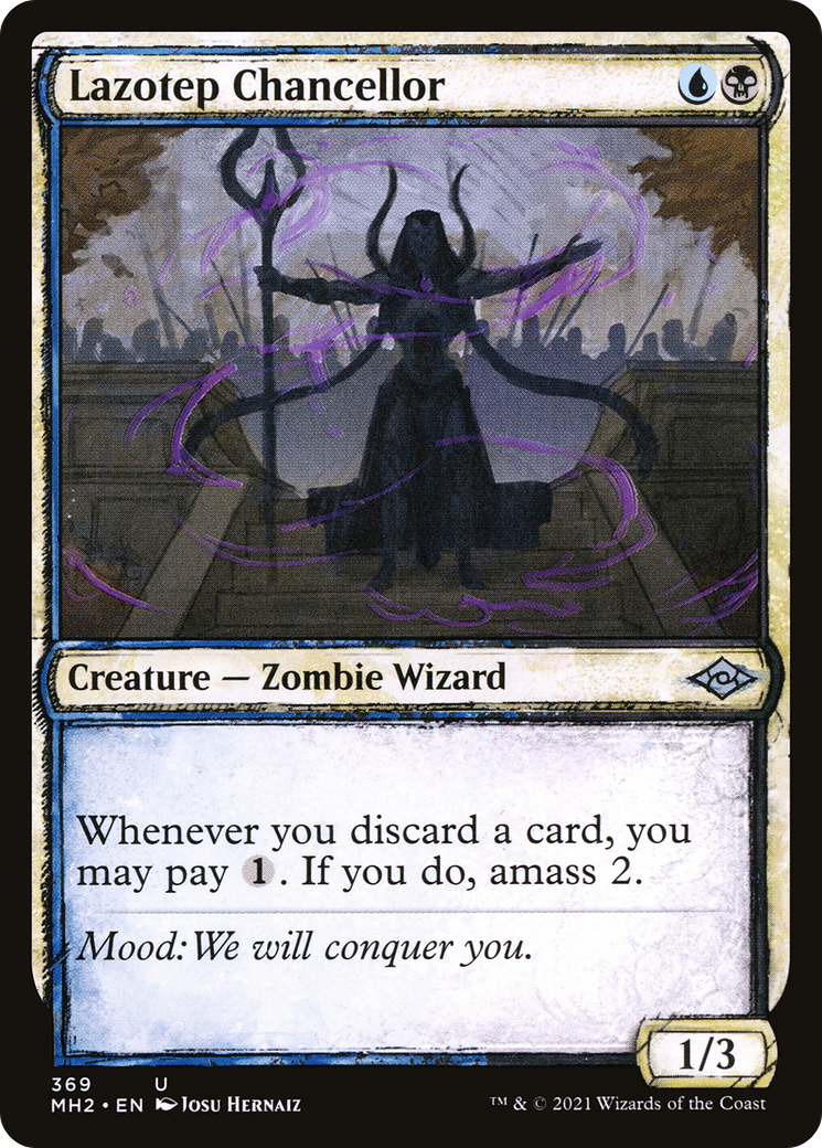Lazotep Chancellor (MH2-369) - Modern Horizons 2: (Showcase) Foil - Premium MTG Single from Wizards of the Coast - Just $0.08! Shop now at Game Crave Tournament Store