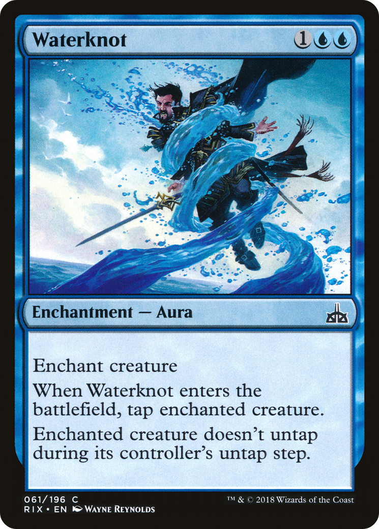 Waterknot (RIX-061) - Rivals of Ixalan Foil - Premium MTG Single from Wizards of the Coast - Just $0.08! Shop now at Game Crave Tournament Store